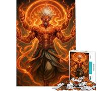Puzzle da 1000 pezzi per adolescenti Dio del Fuoco Furioso con Braccia Multiple ideale per adulti gioco per famiglie migliora la memoria perfetto come regalo per tutta la famiglia (dimensioni 38x26cm)
