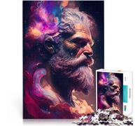 Puzzle da 1000 pezzi per adolescenti Dio dello spazio che guarda la Terra Gioco rompicapo con pezzi completamente interconnessi di forma casuale 50x70cm
