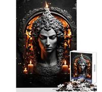 Puzzle da 1000 pezzi per adolescenti dio greco Ade giocattoli antistress regalo divertente gioco educativo allena il cervello e le mani (dimensioni 38x52cm)