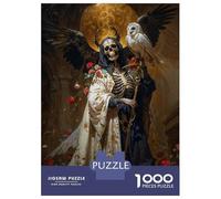 Puzzle Da 1000 Pezzi Per Adolescenti Diosa De Lo Inevitable Santa Muerte Puzzle Per Adolescenti Giochi Per Famiglie Sfida Difficile Regali Di Compleanno E Unici 70x50cm/1000pcs