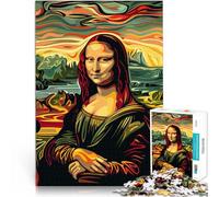 Puzzle da 1000 pezzi per adolescenti Dipinti popolari in stile Munch Sfida difficile con pezzi completamente interconnessi di forma casuale 52x38cm