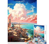 Puzzle da 1000 pezzi per adolescenti dipinto a olio di Alessandria giocattolo decorazione da parete regali di compleanno gioco educativo aiuta a esercitare il cervello dimensioni 38x26cm