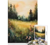 Puzzle da 1000 pezzi per adolescenti dipinto acrilico sul prato giocattolo educativo regalo per donne e uomini gioco rompicapo collezione di artisti belle arti dimensioni 50x75cm