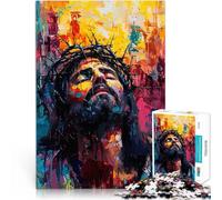 Puzzle da 1000 pezzi per adolescenti Dipinto di Gesù Cristo Vacanza a casa: uccidere il tempo perché è ideale come regalo per tutta la famiglia 75x50cm