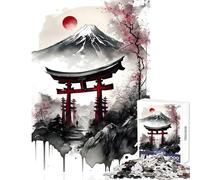 Puzzle da 1000 pezzi per adolescenti dipinto sulla cultura giapponese giocattolo educativo regalo per compleanni giochi rilassanti adatto per la decorazione del desktop dimensioni 50x75cm