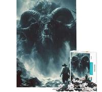 Puzzle da 1000 pezzi per adolescenti divertimento con mostri demoniaci da fare a casa gioco di velocità manuale per ragazzi dai 14 anni in su (38x26cm)