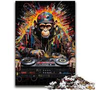 Puzzle da 1000 pezzi per adolescenti DJ Monkey, per 14+ anni, gioco stimolante come regalo per tutta la famiglia e gli amici, 50X75CM