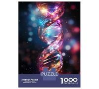 Puzzle Da 1000 Pezzi Per Adolescenti DNA Double Helix String Puzzle Per Adulti Giocattolo Decorazione Da Parete Corsa Di Velocità Manuale Sfida Da Completare 38x26cm/1000pcs