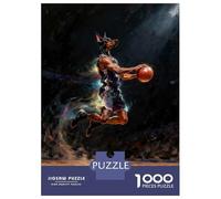 Puzzle Da 1000 Pezzi Per Adolescenti Dog Basketball Player Dunking Puzzle Per Adolescenti Giocattoli Fai Da Te Corsa Di Velocità Manuale Regali Unici Per Compleanno E Natale 70x50cm/1000pcs