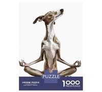 Puzzle Da 1000 Pezzi Per Adolescenti Dog in Yoga Pose Puzzle Per Adulti Gioco Per Famiglie Corsa Di Velocità Manuale Regali Unici Per Compleanno E Natale 38x26cm/1000pcs