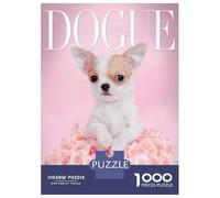 Puzzle Da 1000 Pezzi Per Adolescenti DOGUE Chihuahua Puzzle Per Adulti Giochi Per Famiglie Un'opera D'arte Regali Unici Per Compleanno E Natale 38x26cm/1000pcs