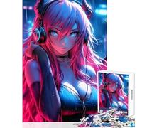 Puzzle da 1000 pezzi per adolescenti dolce ragazza demone giocattoli fai da te ottimi regali e giocattoli giochi rilassanti decompressione intellettuale dimensioni 38x52cm