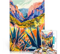 Puzzle da 1000 pezzi per adolescenti Dolomiti Montagne Italia Arte Minimalista Analisi e logica perché è ideale come regalo per tutta la famiglia 75x50cm