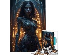 Puzzle da 1000 pezzi per adolescenti donna cattiva sexy giocattolo educativo gioco pratico per divertimento in famiglia idee regalo (dimensioni 50x75cm)