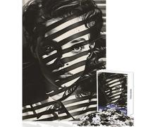 Puzzle da 1000 pezzi per adolescenti donna dietro le tende giocattolo educativo regalo di compleanno gioco rompicapo collezione di artisti belle arti dimensioni 38x52cm