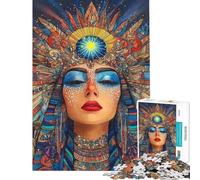 Puzzle da 1000 pezzi per adolescenti Donna mistica con corona solare sfida per l'intelligenza giocattolo avvincente giochi per famiglie un'opera d'arte idee regalo (dimensioni 38x52cm)