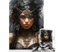 Puzzle da 1000 pezzi per adolescenti donna pericolosa giocattoli antistress fantastici regali e giocattoli gioco educativo con pezzi completamente interconnessi di forma casuale (dimensioni 38x26cm)