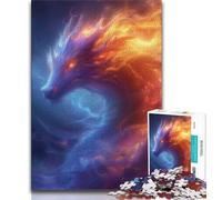Puzzle da 1000 pezzi per adolescenti Draghi tra le nuvole Puzzle per adulti, apprendimento educativo Ideale come regalo per tutta la famiglia (dimensioni 75x50cm)