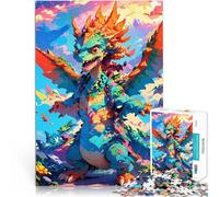 Puzzle da 1000 pezzi per adolescenti Drago Aiuta il cervello ad allenare i giocattoli che creano dipendenza per coltivare la pazienza Opera d'arte 52x38cm