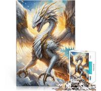 Puzzle da 1000 pezzi per adolescenti Drago angelico Antistress Vacanza in patria Uccidere il tempo Regalo di compleanno, regali, arte murale 38x26cm