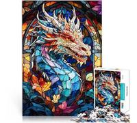 Puzzle da 1000 pezzi per adolescenti Drago astratto Antistress Vacanza in patria Uccidere il tempo perché è ideale come regalo per tutta la famiglia 38x26cm