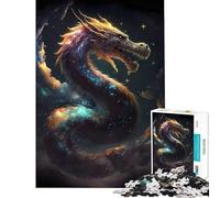 Puzzle da 1000 pezzi per adolescenti Drago Celeste Universo Giochi Rilassanti Sfida per l'Intelligenza e la Mente Giocattolo Avvincente Regalo Divertente Decorazione per la Casa (Dimensioni 38x26cm)