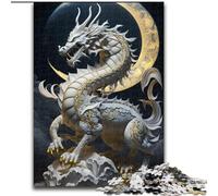 Puzzle da 1000 pezzi per adolescenti Drago coraggioso, giocattoli, giochi educativi, regali e giocattoli fantastici antistress (dimensioni 50x75cm)