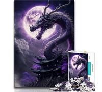 Puzzle da 1000 pezzi per adolescenti drago coraggioso puzzle per adolescenti attività divertenti per la famiglia a casa regalo di compleanno regali di viaggio 75x50cm