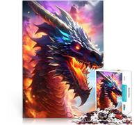 Puzzle da 1000 pezzi per adolescenti Drago dei sogni Antistress Vacanza in patria Uccidere il tempo Gioco educativo per compleanno e Natale 75x50cm