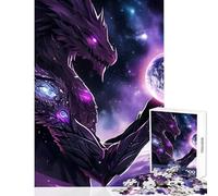 Puzzle da 1000 pezzi per adolescenti drago della Terra decorazione magica per la casa giocattoli fantastici regali e giocattoli gioco per famiglie interazione genitore-figlio dimensioni 38x26cm