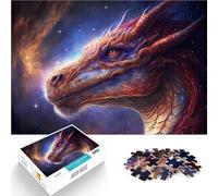 Puzzle da 1000 pezzi per adolescenti Drago dello Spazio Cosmico Per il divertimento in famiglia Regalo di compleanno, regali, arte murale 75x50cm