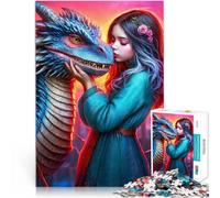 Puzzle da 1000 pezzi per adolescenti Drago e Sognatore Difficile da completare ma divertente e umoristico Compleanno e regali unici 75x50cm