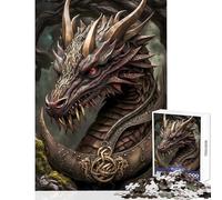 Puzzle da 1000 pezzi per adolescenti Drago magico giocattolo educativo Ottimi regali e giocattoli Gioco rompicapo Allena il tuo cervello e le tue mani Dimensioni 38x26cm