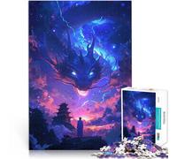 Puzzle da 1000 pezzi per adolescenti Drago Samurai Giocattolo educativo intellettuale decomprimente offerte come regali per tutta la famiglia 52x38cm