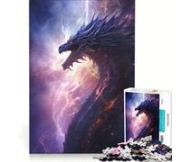 Puzzle da 1000 pezzi per adolescenti, Drago Stellare Cosmico, Gioco divertente, Allena la mente e la mano, Migliora l'amore tra le coppie 38x52cm