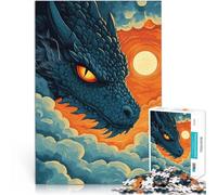 Puzzle da 1000 pezzi per adolescenti Drago tra le nuvole Gioco di famiglia antistress sfida difficile perché è ideale come regalo per tutta la famiglia 75x50cm