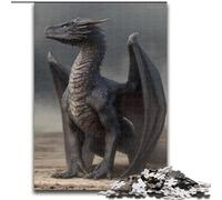 Puzzle da 1000 pezzi per adolescenti, drago volante, giocattolo educativo intellettuale decomprimente, ideale come regalo per tutta la famiglia dimensioni 50x75cm