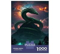 Puzzle Da 1000 Pezzi Per Adolescenti Dragon And Phoenix Fantasy Landscape Puzzle Per Adulti Giocattoli Antistress Regalo Di Compleanno Regali Di Natale Per Compleanno 70x50cm/1000pcs