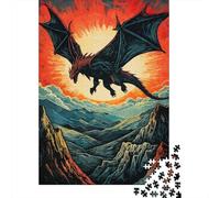 Puzzle Da 1000 Pezzi Per Adolescenti Dragon Flight Fantasy Art Print Puzzle Per Adolescenti Gioco Rompicapo Regali Per Donne Attività Divertenti A Casa 38x26cm/1000pcs