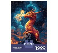 Puzzle Da 1000 Pezzi Per Adolescenti Dragon in The Cosmos Puzzle Per Adulti Giochi Rilassanti Assemblaggio Di Modelli Ottimo Regalo Per I Giocatori 52x38cm/1000pcs