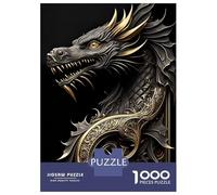 Puzzle Da 1000 Pezzi Per Adolescenti Dragon Ruler Art Deco Puzzle Per Adolescenti Giochi Rilassanti Corsa Di Velocità Manuale Aiuta Ad Allenare Il Cervello 52x38cm/1000pcs