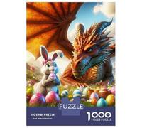 Puzzle Da 1000 Pezzi Per Adolescenti Dragons Easter Encounter Puzzle Per Adulti Giocattoli Antistress Migliorano La Memoria Regali Unici Per Compleanno E Natale 70x50cm/1000pcs