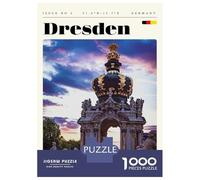 Puzzle Da 1000 Pezzi Per Adolescenti Dresden Germany Travel Art Puzzle Per Adolescenti Gioco Pratico Decorazione Murale Difficile Da Completare 52x38cm/1000pcs