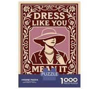 Puzzle Da 1000 Pezzi Per Adolescenti Dress Like You Mean It Puzzle Per Adulti Gioco Pratico Migliora La Memoria Regali Di Compleanno E Unici 52x38cm/1000pcs