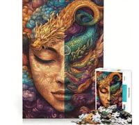 Puzzle da 1000 pezzi per adolescenti: Dualità della bellezza, gioco educativo, ma anche divertente e umoristico, compleanni e occasioni speciali 50x75cm