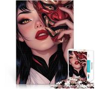 Puzzle da 1000 pezzi per adolescenti Dualità delle maschere Giocattoli di gioco impegnativi Regalo di compleanno, regali, arte murale 38x26cm