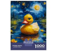 Puzzle Da 1000 Pezzi Per Adolescenti Duck And Starry Night Puzzle Per Adulti Giocattoli Fai Da Te Taglio Di Precisione Aiutano Ad Allenare Il Cervello 52x38cm/1000pcs