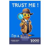 Puzzle Da 1000 Pezzi Per Adolescenti Ducktective Duck Goose Puzzle Per Adulti Giochi Rilassanti Analisi E Logica Regali Di Natale E Compleanno 70x50cm/1000pcs