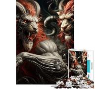 Puzzle da 1000 pezzi per adolescenti Duello delle Chimere puzzle per adulti giochi rilassanti migliora la memoria regalo per amici e familiari (dimensioni 38x52cm)