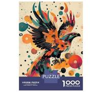 Puzzle Da 1000 Pezzi Per Adolescenti Dynamic Eagle in Flight A Bold Pop Art Display Abstract Eagle Artwork Puzzle Per Adulti Giochi Divertenti Antistress Per Compleanno, Natale 70x50cm/1000pcs